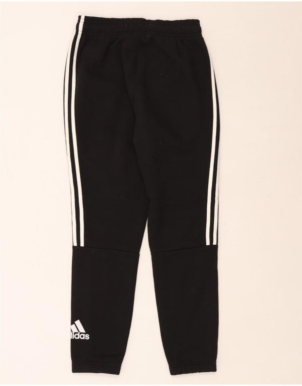 Ανδρική φόρμα ADIDAS Παντελόνι Joggers Μικρό μαύρο βαμβακερό