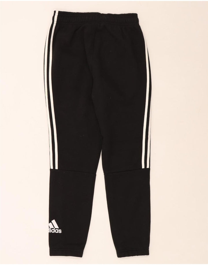 Ανδρική φόρμα ADIDAS Παντελόνι Joggers Μικρό μαύρο βαμβακερό