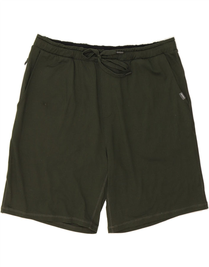 EDDIE BAUER Mens Sport Shorts Large Green Polyester Vintage Eddie Bauer and Second-Hand Eddie Bauer from Messina Hembry 