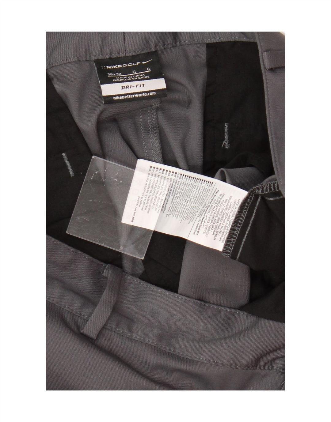 Ανδρικό ίσιο παντελόνι Chino Nike Dri Fit W36 L30 Grey Polyester