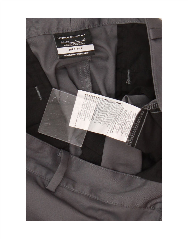 Ανδρικό ίσιο παντελόνι Chino Nike Dri Fit W36 L30 Grey Polyester