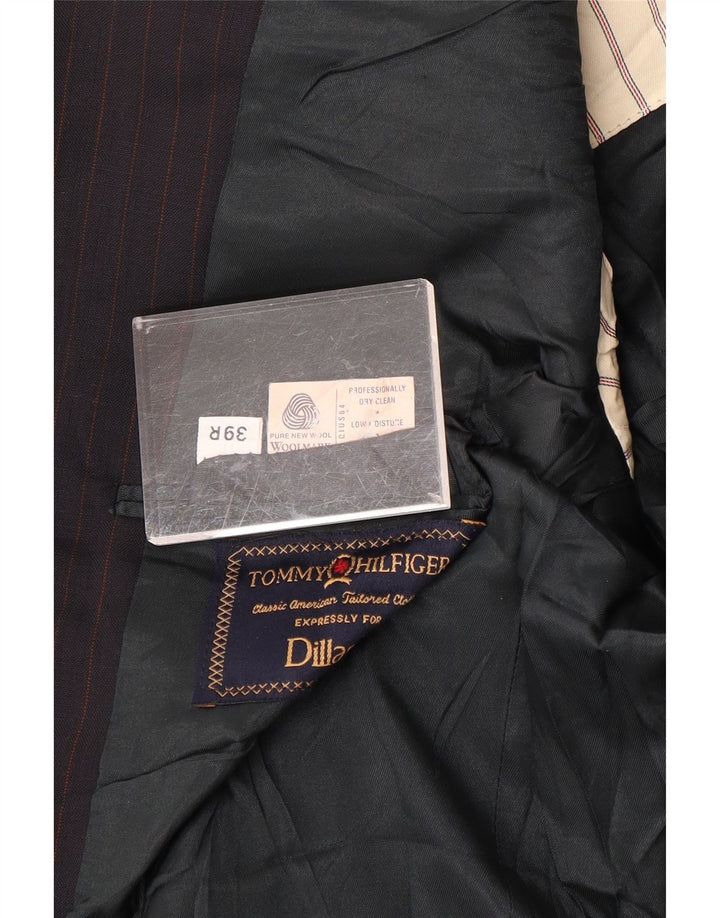 TOMMY HILFIGER Ανδρικό σακάκι UK 39 Medium Navy Blue Pinstripe