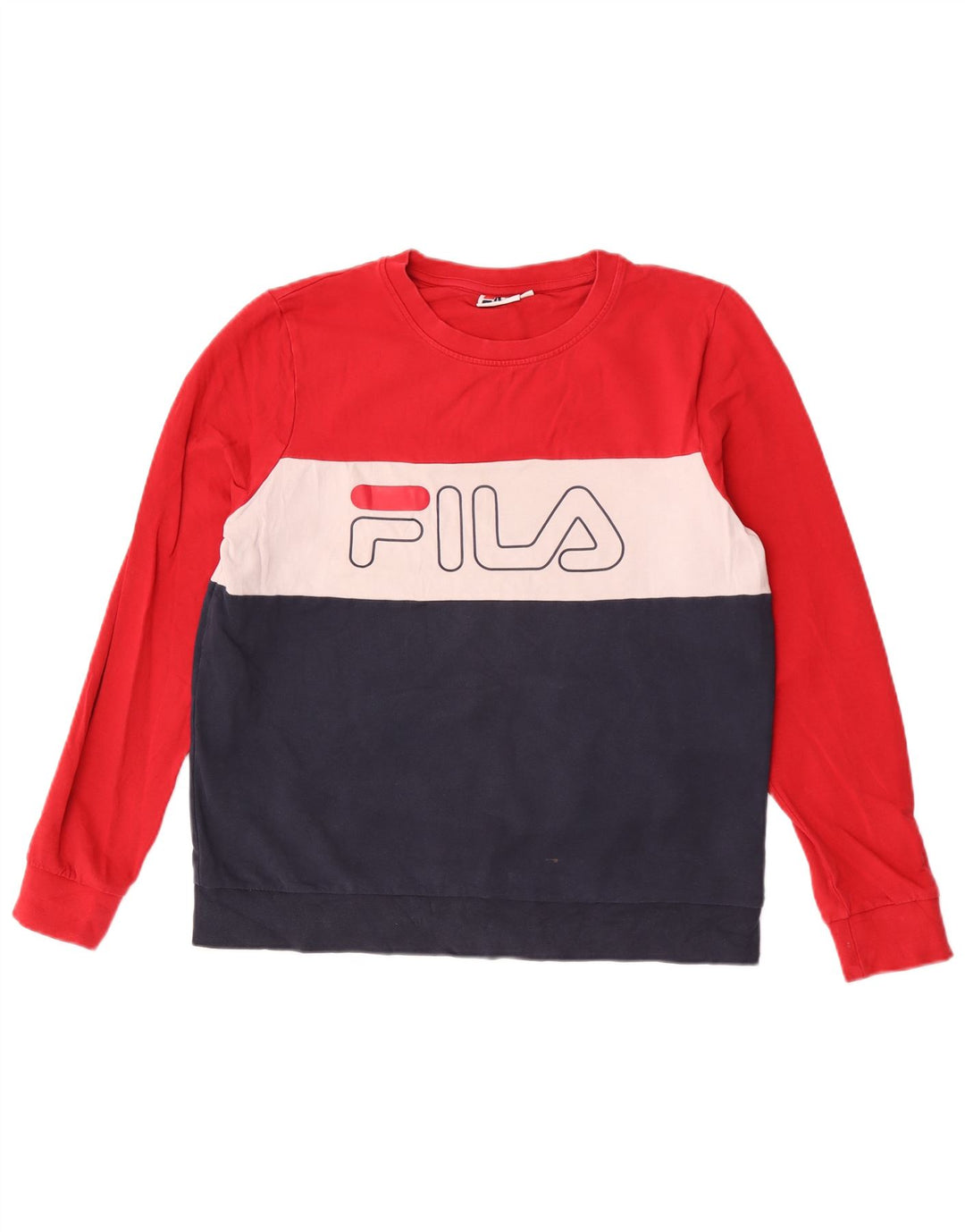 Γυναικείο γραφικό φούτερ Fila Jumper UK 16 Μεγάλο πολύχρωμο μπλοκ χρώματος