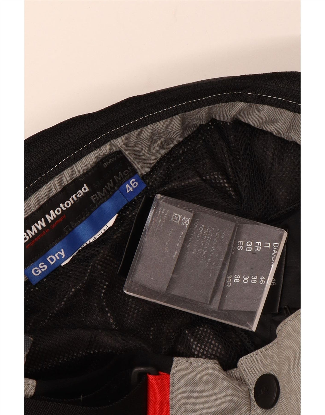 Ανδρικό παντελόνι BMW MOTORRAD Moto Racer W30 L32 Γκρι πολυεστέρας