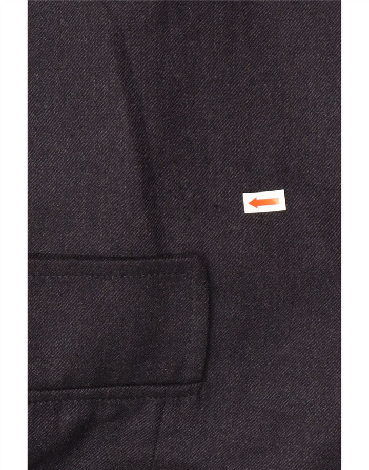 LUIGI BIANCHI Ανδρικό Longline Blazer Jacket IT 48 Medium Navy Blue Classic