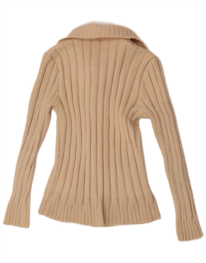 Vintage γυναικεία ζακέτα πουλόβερ UK 8 Small Off White