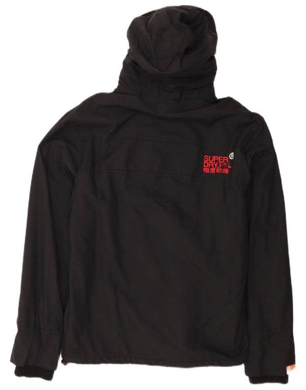 Superdry Γυναικείο Μπουφάν Windbreaker Graphic UK 14 Medium Black