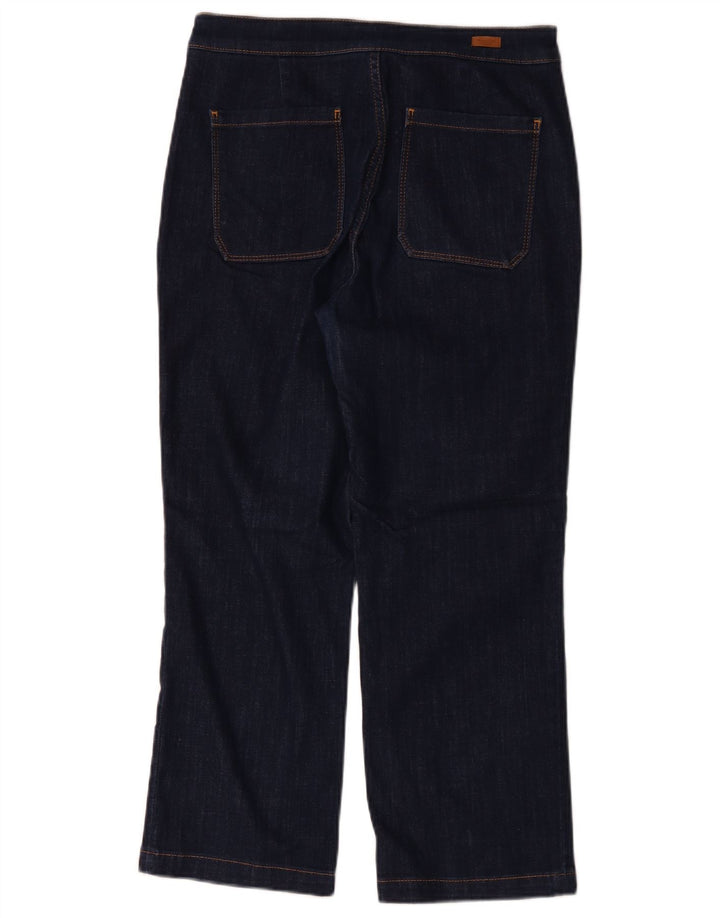 Massimo Dutti Γυναικείο Cropped Jeans EU 40 Medium W30 L25 Navy Blue Cotton