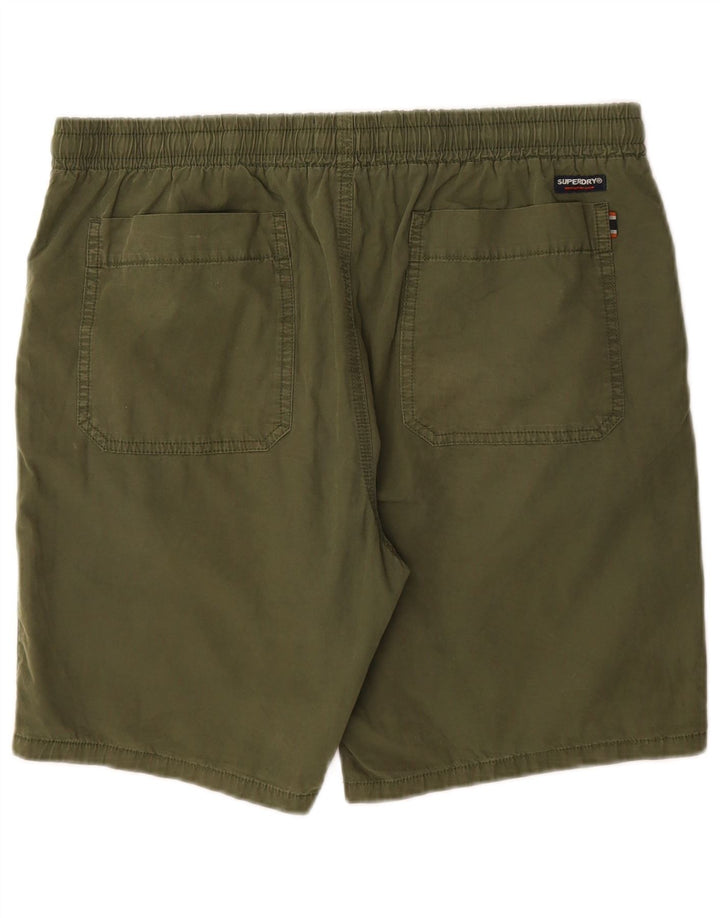 Ανδρικό σορτς Chino Superdry Large W34 Χακί Βαμβακερό