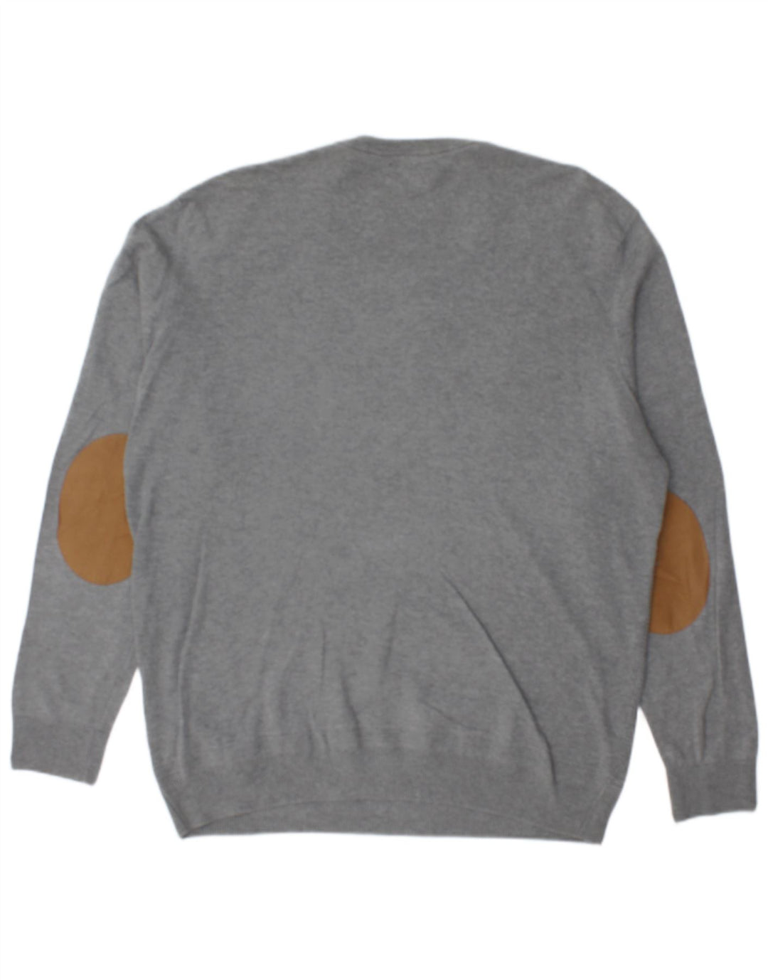 Ανδρικό πουλόβερ ZARA Crew Neck Jumper XL Γκρι βαμβακερό