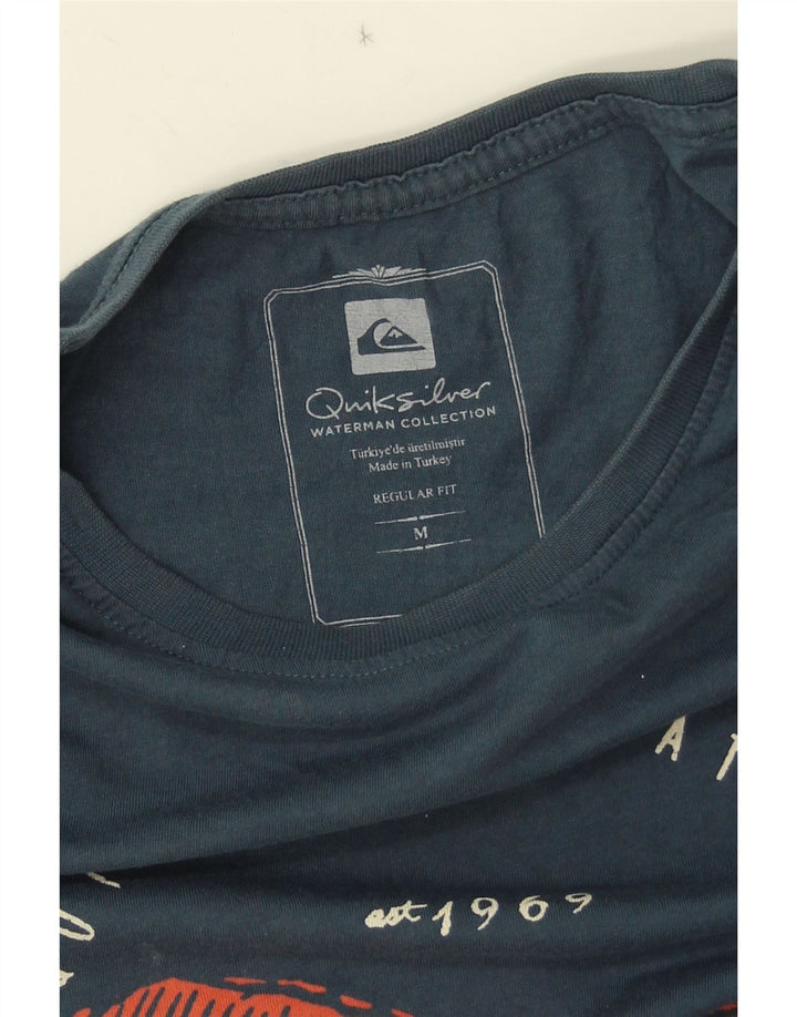 Ανδρικό γραφικό μπλουζάκι Quiksilver Regular Fit Top Medium Navy Blue