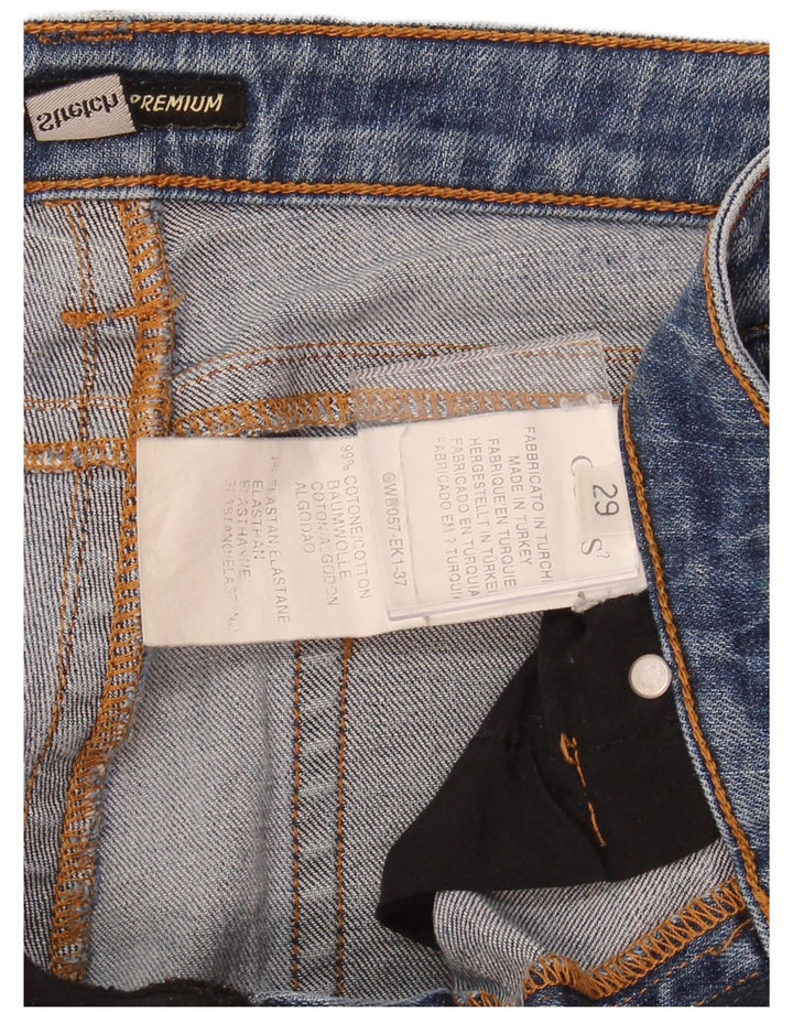 GUESS Γυναικείο ίσιο τζιν W29 L30 Μπλε βαμβακερό