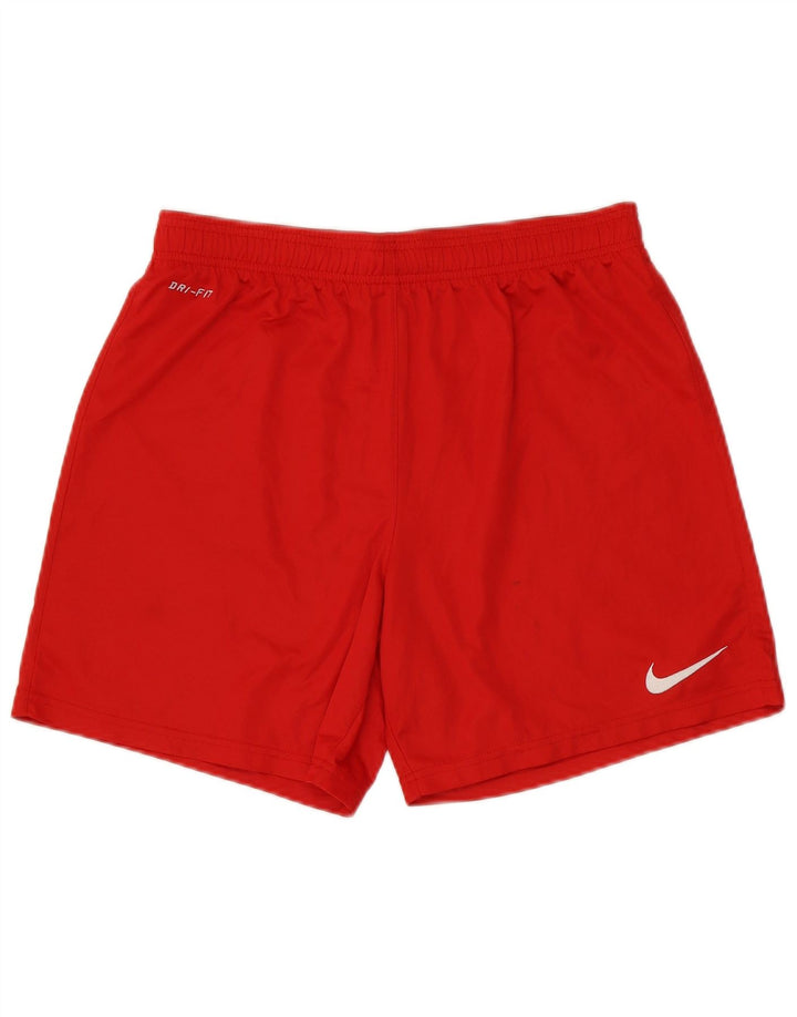 Ανδρικό αθλητικό σορτς Nike Dri Fit με μεσαίο κόκκινο πολυεστέρα