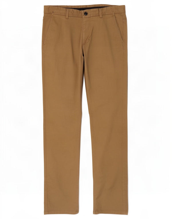 Zara Ανδρικό ίσιο παντελόνι Chino EU 42 Large W32 L33 Beige