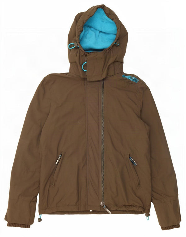 Superdry Γυναικείο Μπουφάν Windbreaker Graphic UK 14 Medium Khaki