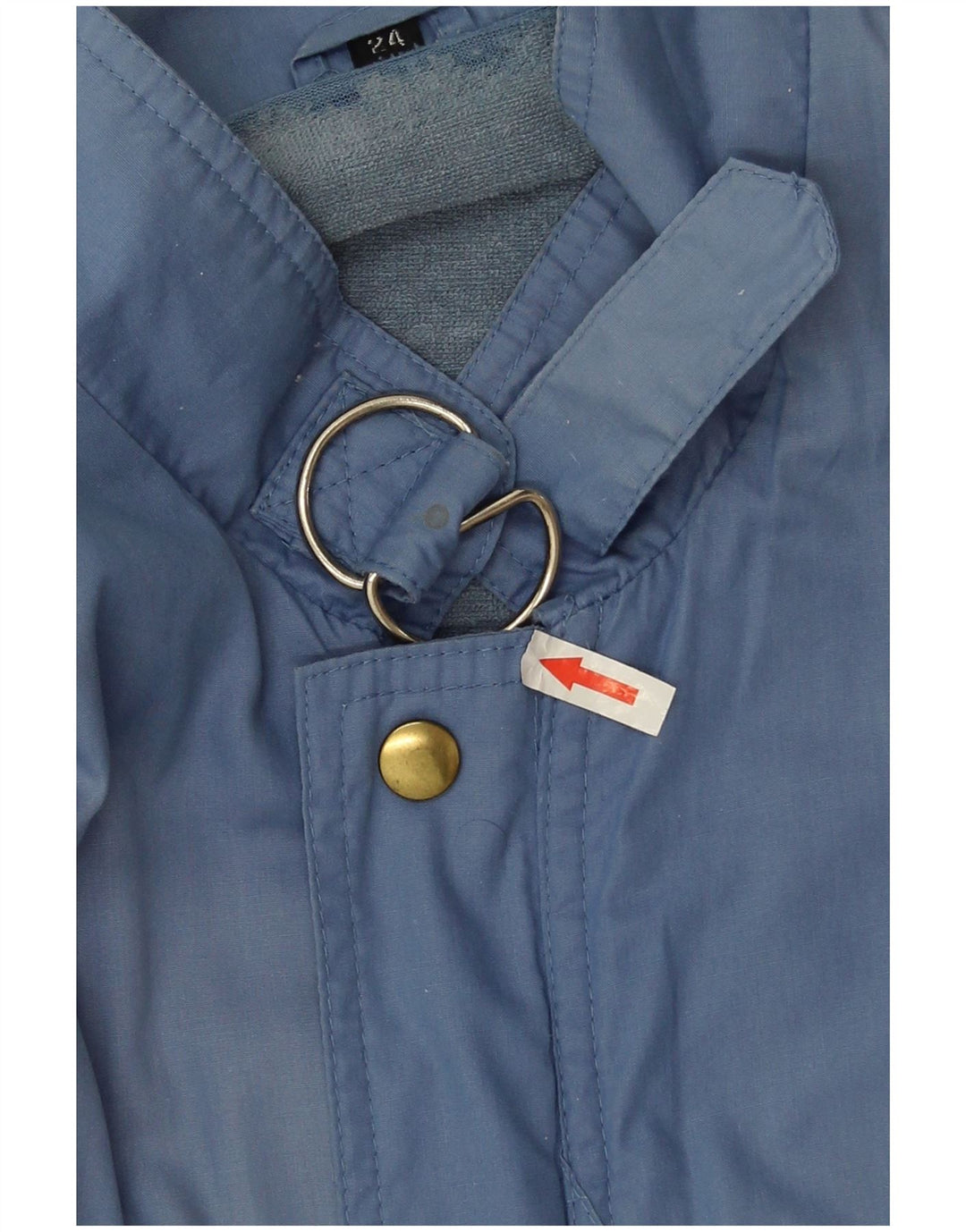 Vintage Ανδρικό Bomber Jacket UK 38 Medium Blue Polyester