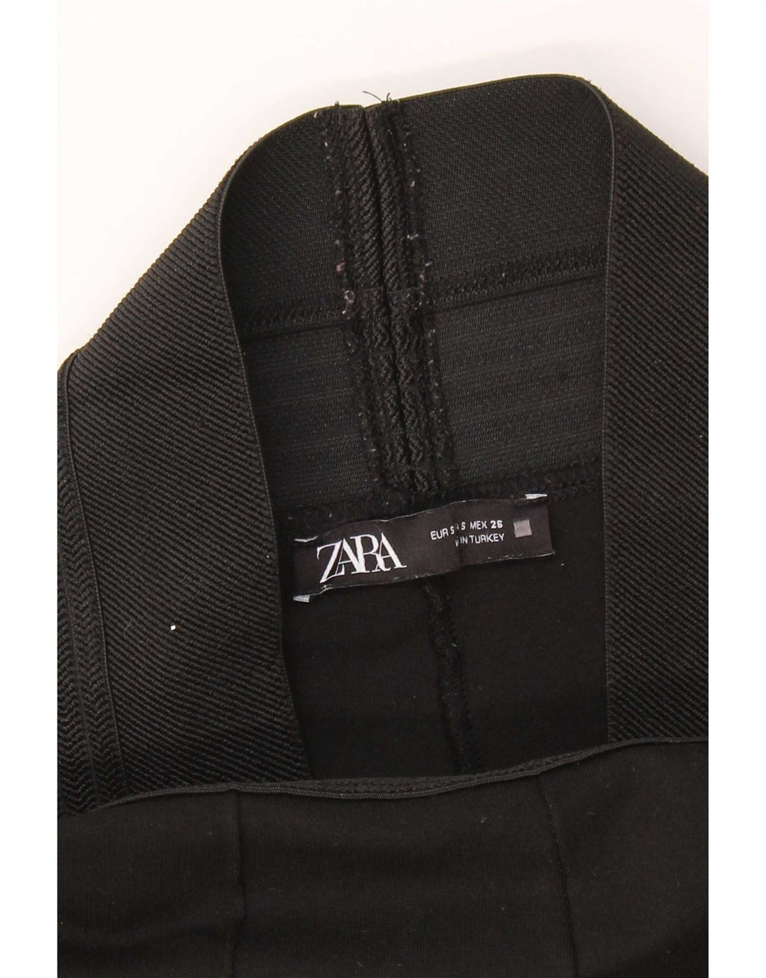 Zara Γυναικείο Κολάν Μικρή Μαύρη Βισκόζη