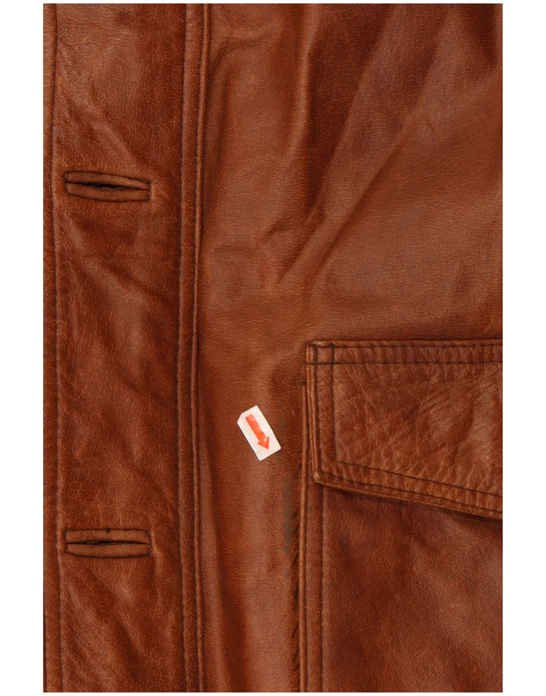 UNION RIVER Ανδρικό Δερμάτινο Μπουφάν UK 42 XL Καφέ Δερμάτινο