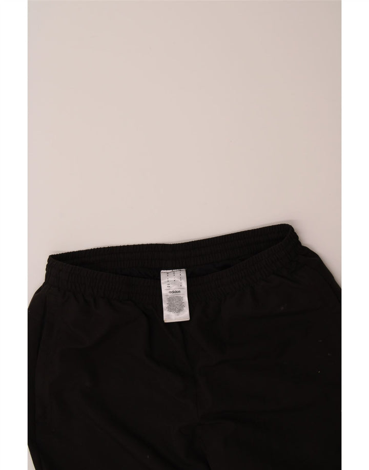 ADIDAS Womens Tracksuit Trousers Joggers UK 12 Medium  Black Polyester Vintage Adidas and Second-Hand Adidas from Messina Hembry 