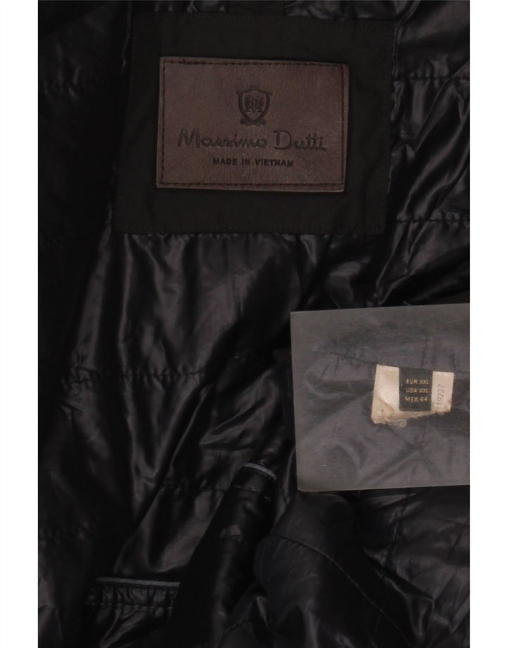 Massimo Dutti Ανδρική επένδυση Gilet UK 44 2XL Μαύρο