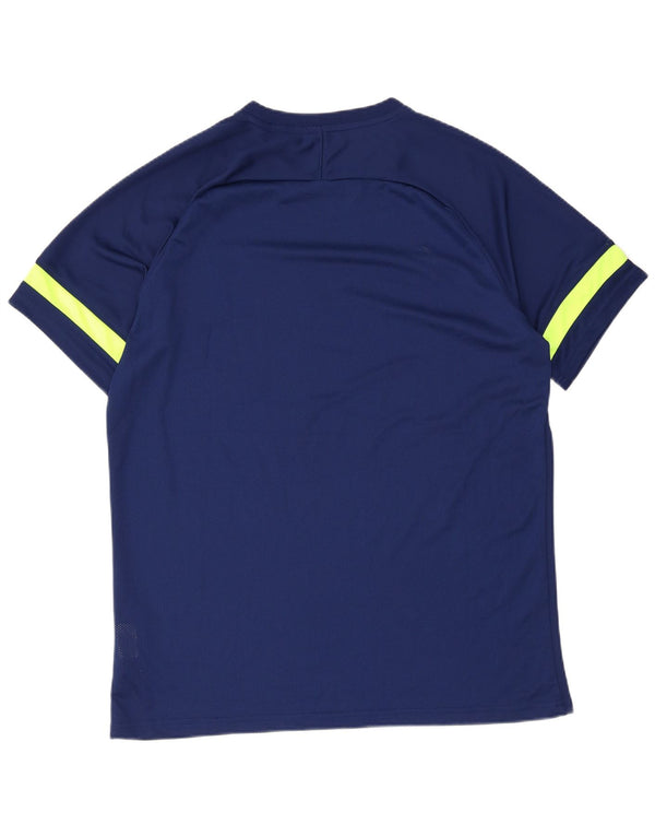 Ανδρικό T-shirt Nike Dri Fit Top XL Navy Blue Colorblock Πολυεστέρας