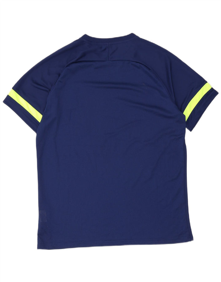 Ανδρικό T-shirt Nike Dri Fit Top XL Navy Blue Colorblock Πολυεστέρας