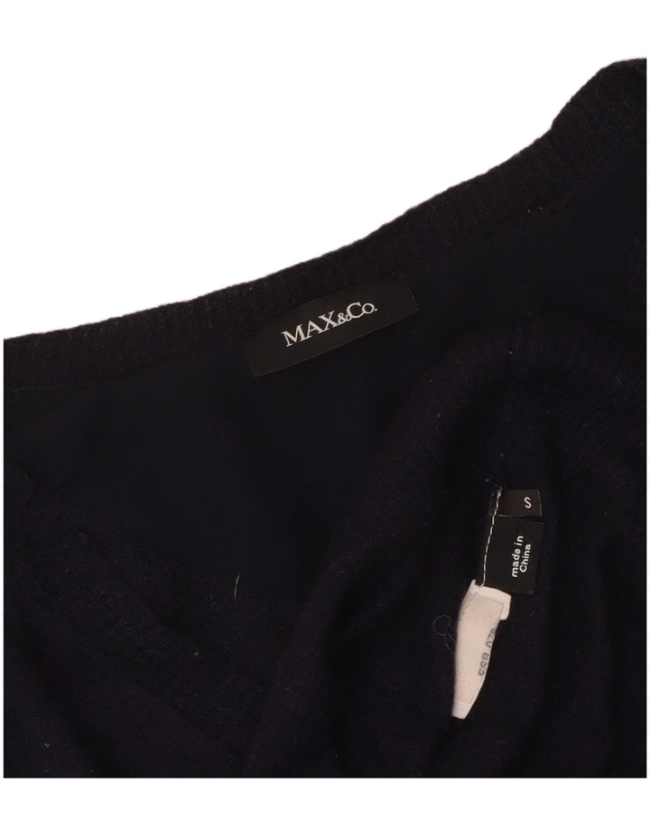 Max & Co. Γυναικείο πουλόβερ με λαιμόκοψη UK 10 Small Navy Blue
