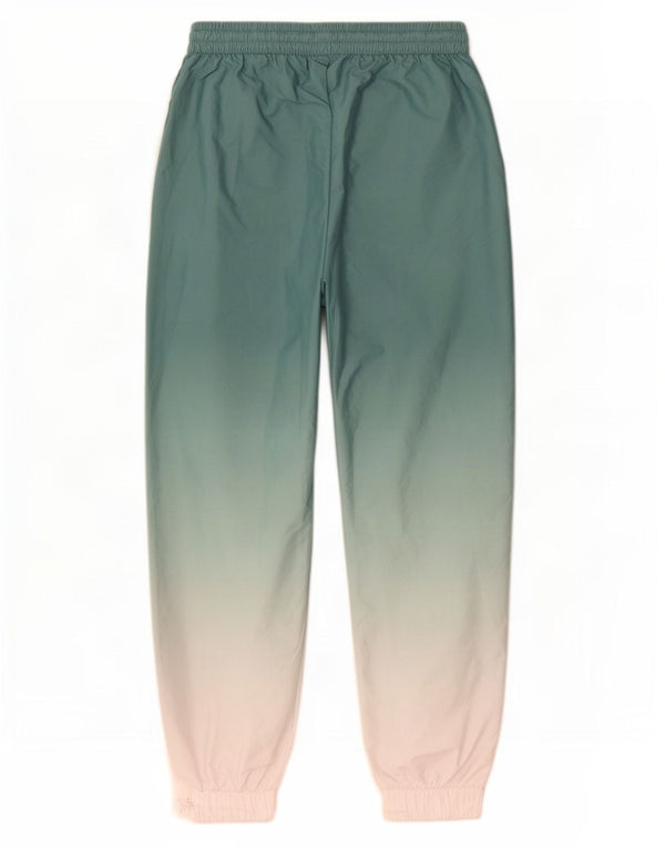 Γυναικεία αθλητική φόρμα Adidas Παντελόνι Joggers UK 14 Large Green Colourblock