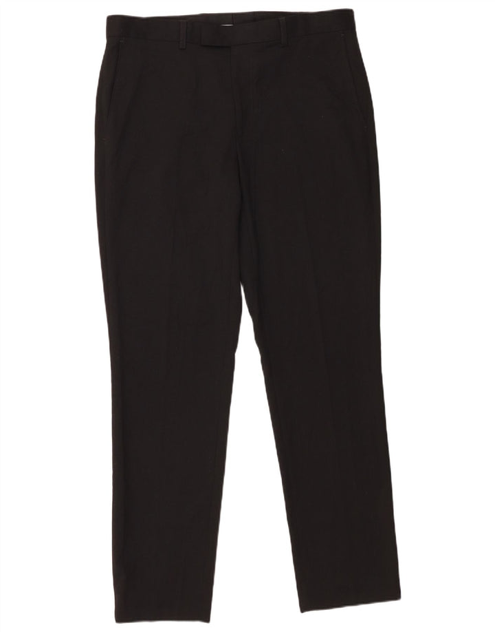 Marks & Spencer Ανδρικό Slim Suit Παντελόνι W34 L31 Μαύρο Πολυεστέρα