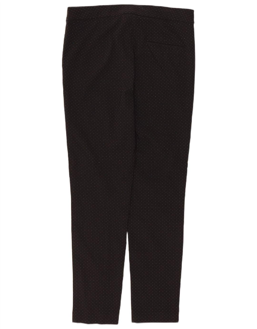 Zara Γυναικείο Slim παντελόνι Chino Medium W28 L27 Μαύρη Βισκόζη με στίγματα