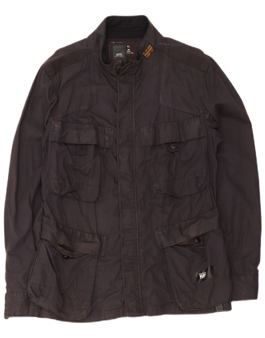 Ανδρικό Utility Jacket G-Star UK 42 XL Μαύρο βαμβακερό