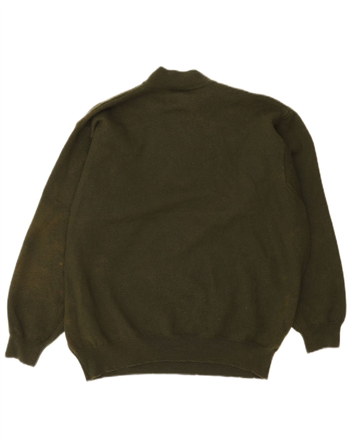 Stefanel Γυναικείο πουλόβερ με λαιμό χελώνα UK 14 Large Khaki