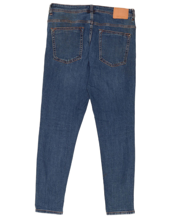 Zara Γυναικείο Skinny Jeans EU 42 Large W32 L27 Μπλε βαμβακερό
