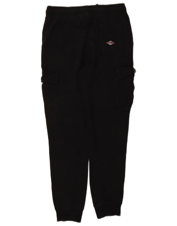Bear Boys Cargo αθλητική φόρμα παντελόνι Joggers 15-16 ετών Μαύρο βαμβακερό