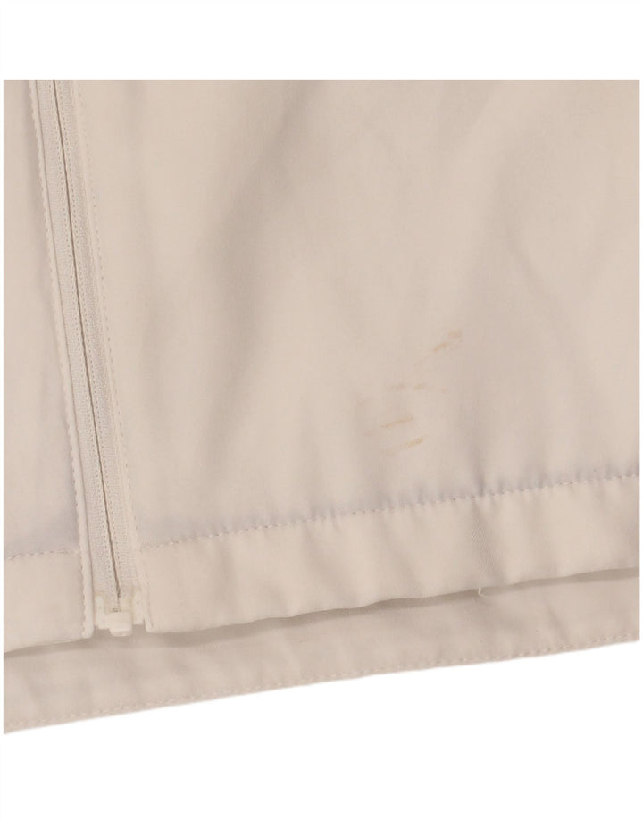 Nike Boys Dri Fit Rain Jacket 13-14 Years XL White Colorblock Polyester
