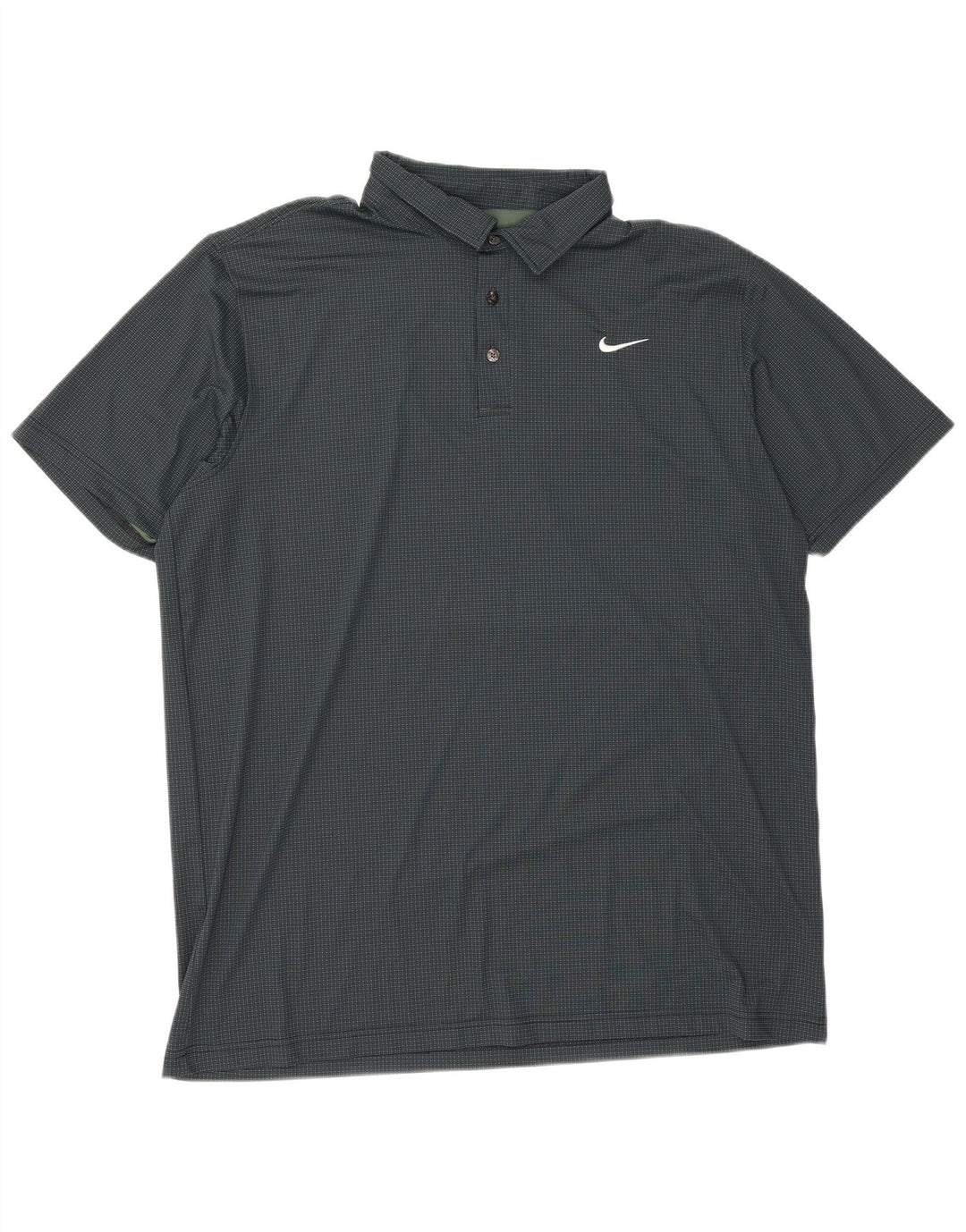 Ανδρικό μπλουζάκι Nike Dri Fit Polo 4XL με πράσινο στίγματα από πολυεστέρα