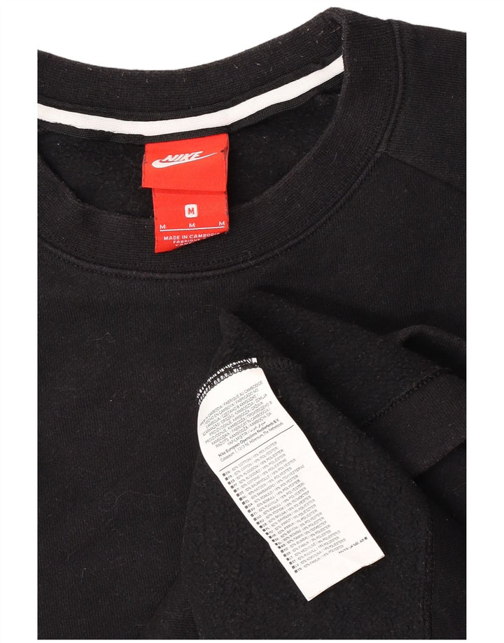 Ανδρικό φούτερ Nike Jumper, μεσαίο μαύρο βαμβακερό