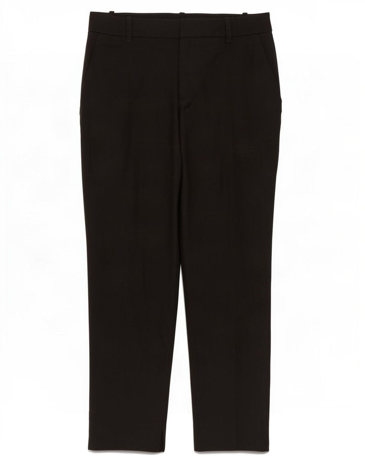 Zara Γυναικείο ίσιο παντελόνι Chino Medium W28 L27 Μαύρο