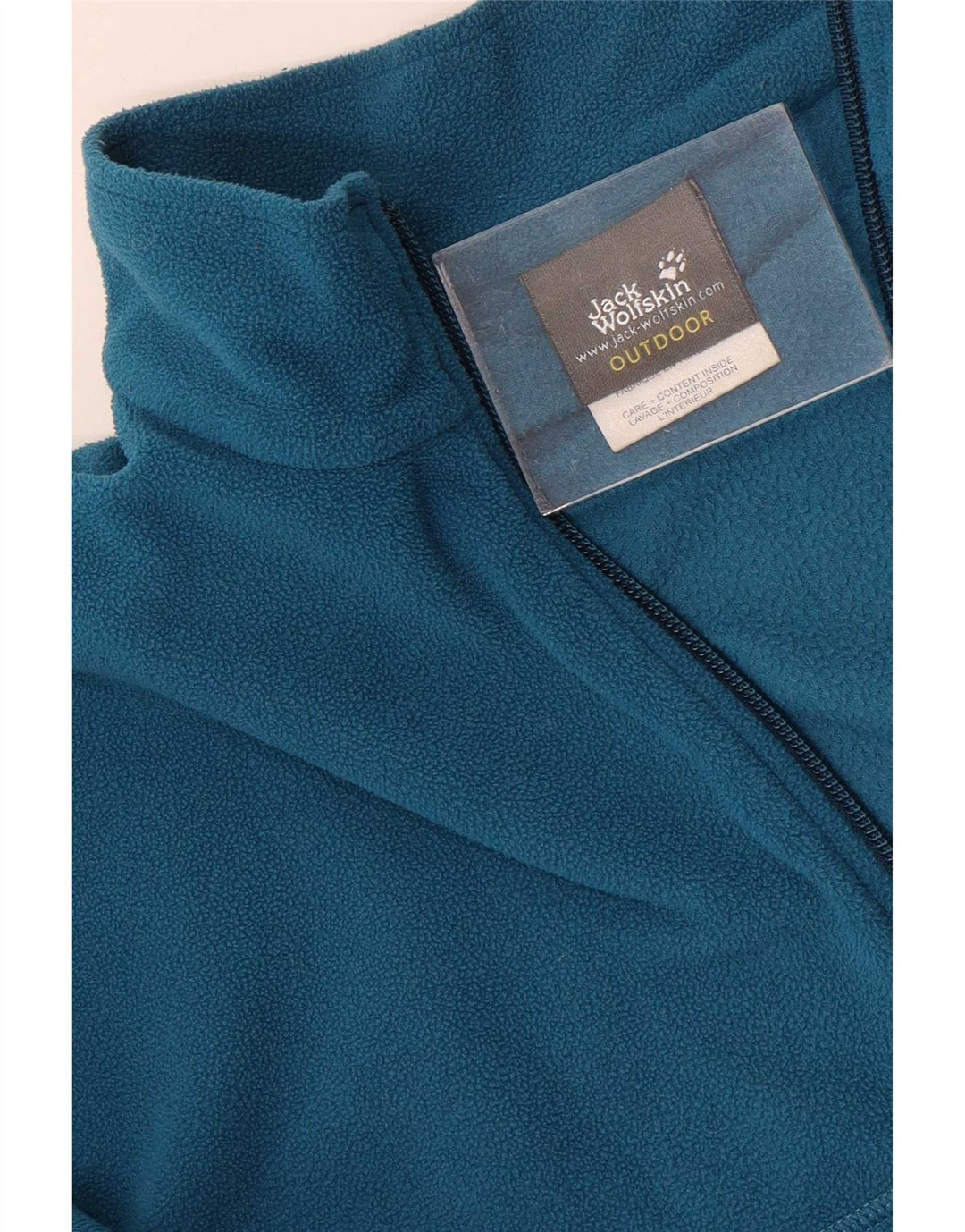 Jack Wolfskin Ανδρικό φερμουάρ με λαιμόκοψη Fleece UK 36/38 Medium Blue Polyester
