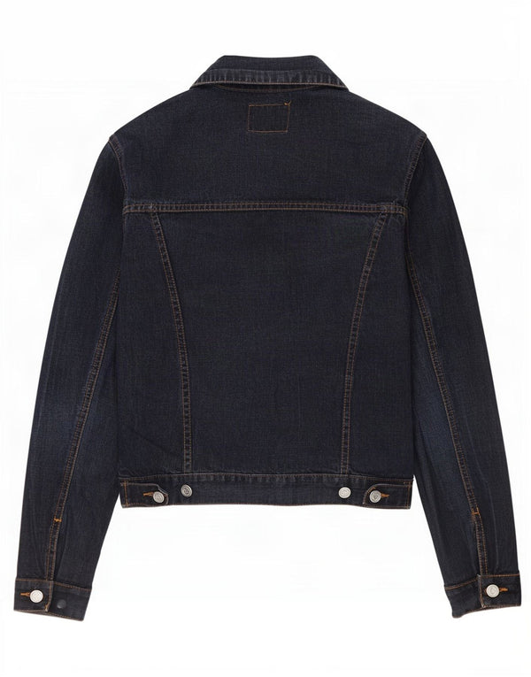 Onyx Γυναικείο Τζιν Μπουφάν UK 10 Small Navy Blue