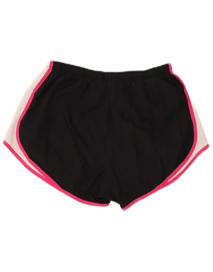 Γυναικείο αθλητικό σορτς NIKE Dri Fit UK 14 Large Black Colourblock