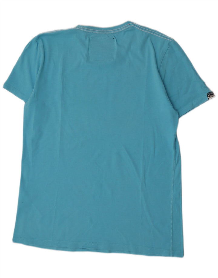 Ανδρικό T-Shirt κανονικό γραφικό Superdry Top XL Μπλε βαμβακερό