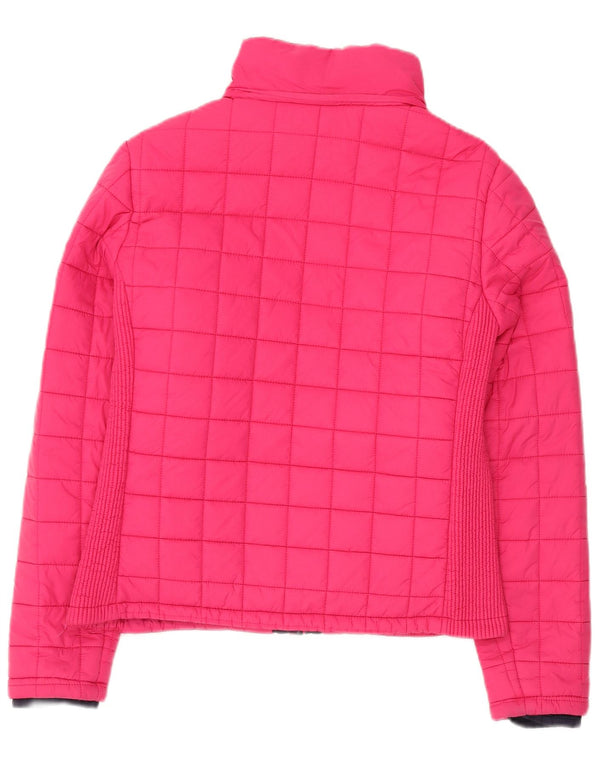 Γυναικείο μπουφάν με επένδυση SUPERDRY UK 18 XL Pink Nylon