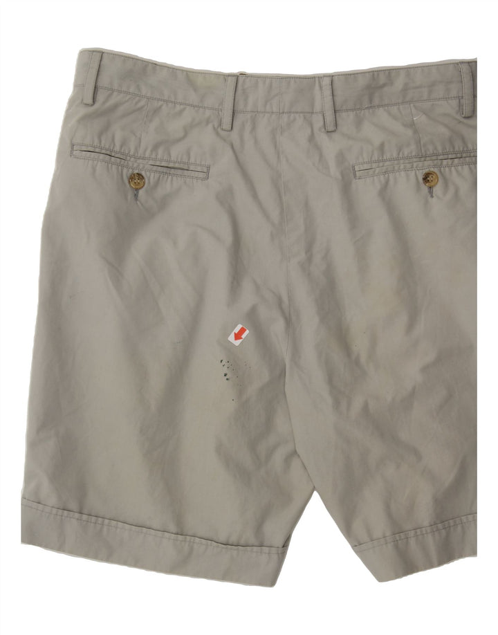 SEA BARRIER Mens Pegged Chino Shorts IT 48 Medium W38  Grey Polyester Vintage Sea Barrier and Second-Hand Sea Barrier from Messina Hembry 