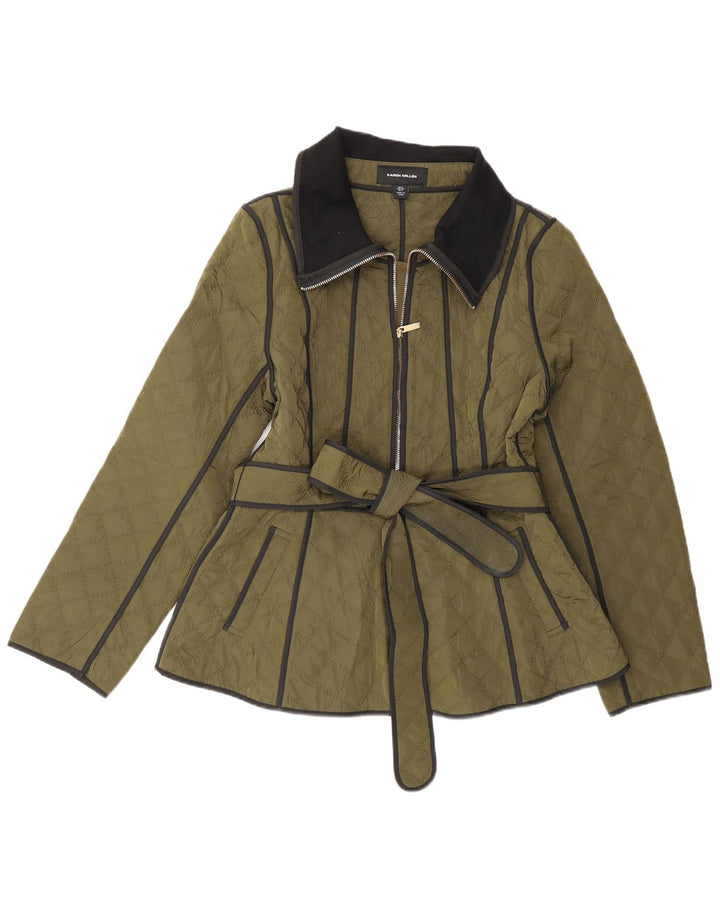 Γυναικείο καπιτονέ μπουφάν Karen Millen UK 8 Small Green Polyester