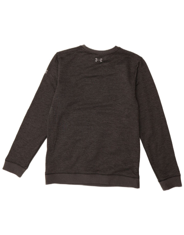 UNDER Armour Boys Cold Gear Φούτερ Jumper 13-14 ετών XL Γκρι
