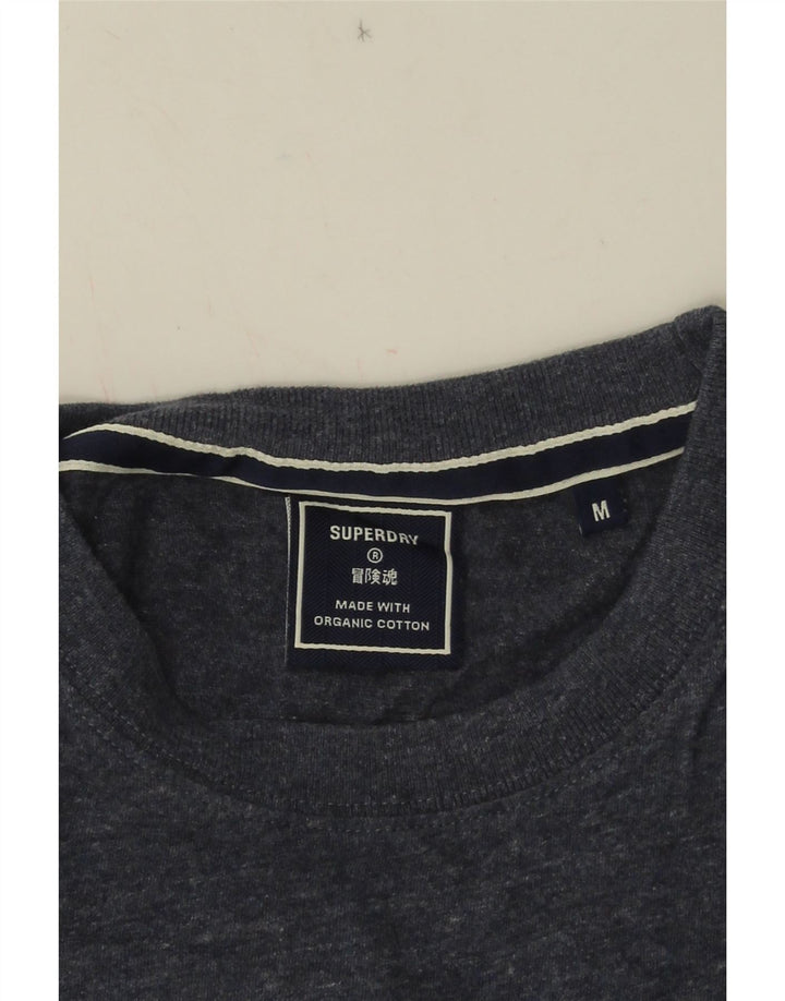 Ανδρικό T-Shirt Superdry Τοπ μεσαίου μπλε βαμβακερό