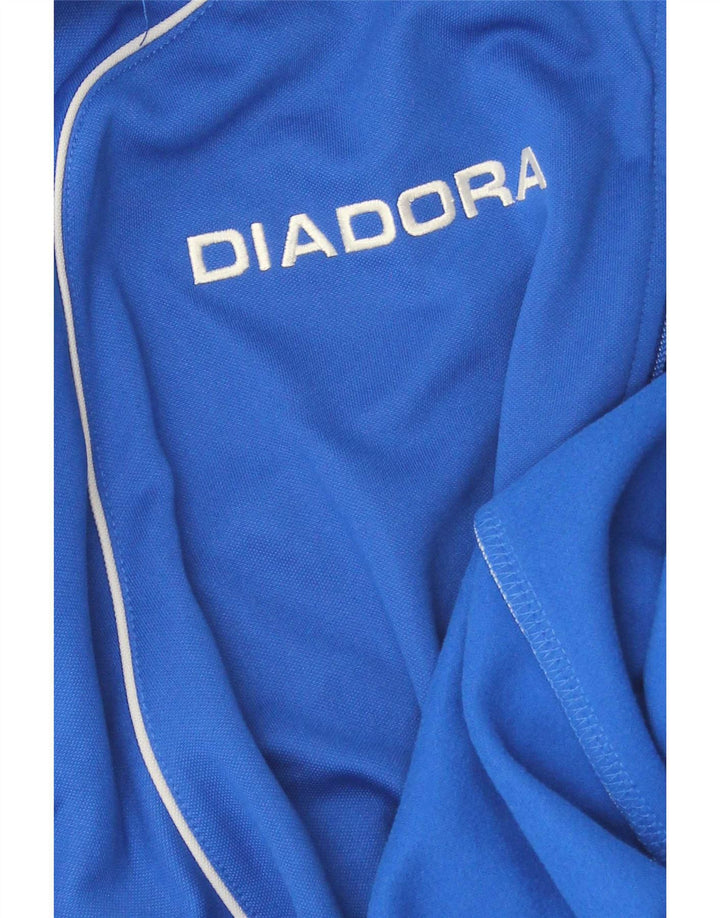 Ανδρική φόρμα πουλόβερ με φερμουάρ Diadora Top XL Blue Polyester