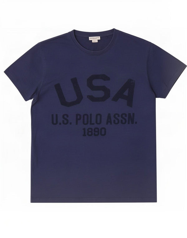 Πόλο Ασν. Ανδρικό γραφικό T-Shirt Top Small Navy Blue