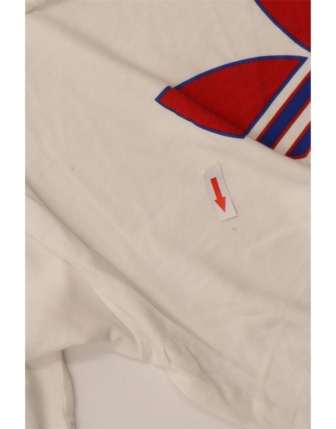 Ανδρικό γραφικό T-Shirt ADIDAS Top Small White Βαμβακερό